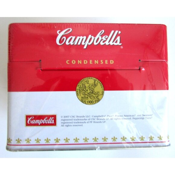 Campbell's Recipe Card Collection 2007 New Old Stock Recipes & Tin Box Unopened - Picture 5 of 8